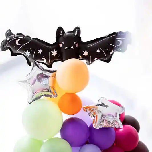 Globo Foil Murciélago Holográfico – 35×12 cm. No apto helio - NAROSA SWEET PARTY