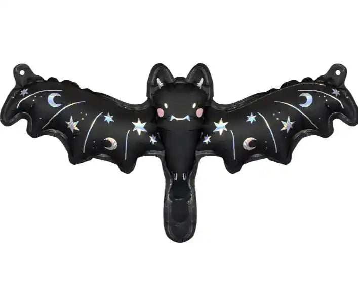 Globo Foil Murciélago Holográfico – 35×12 cm. No apto helio - NAROSA SWEET PARTY