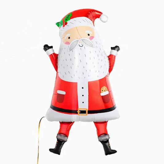 Globo Foil Navidad Papá Noel 94 cm – Apto para Aire y Helio - NAROSA SWEET PARTY