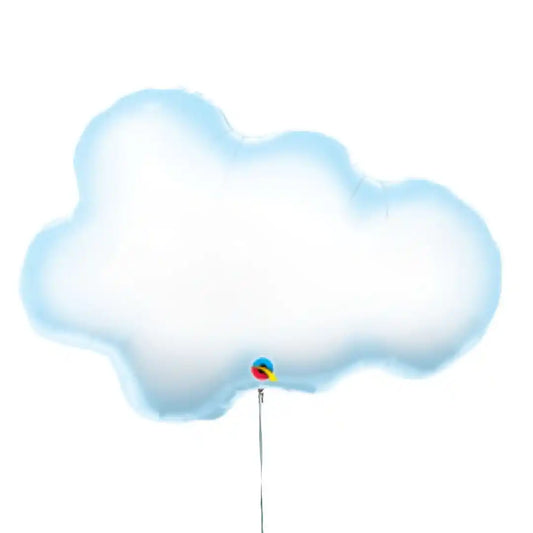 Globo Foil Nube Blanca Personalizable – 76 cm Apto Aire o Helio - Narosa Sweet Party Barcelona