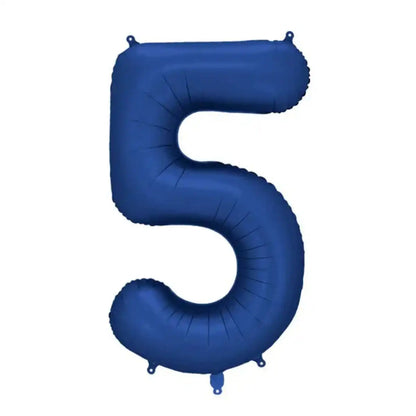 Globo Foil Número 0–9 Azul Marino 86 cm Satinado - Narosa Sweet Party Barcelona