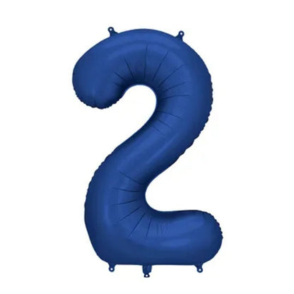 Globo Foil Número 0–9 Azul Marino 86 cm Satinado - NAROSA SWEET PARTY