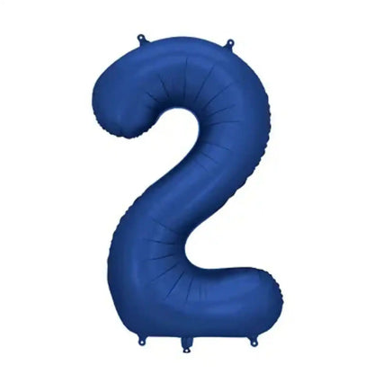 Globo Foil Número 0–9 Azul Marino 86 cm Satinado - Narosa Sweet Party Barcelona