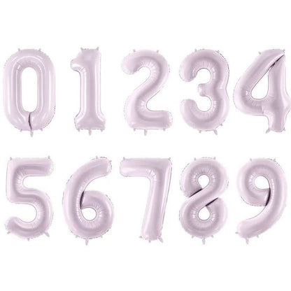 Globo Foil Número Lila 72 cm - Apto para Aire y Helio - NAROSA SWEET PARTY