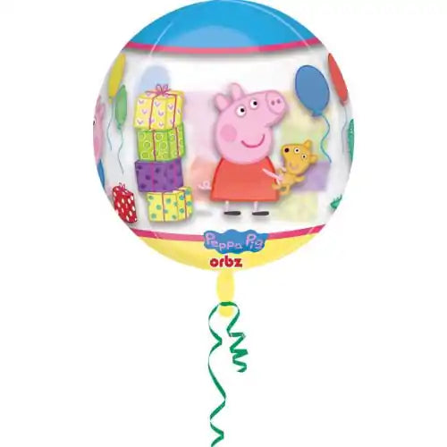 Globo Foil ORBZ Peppa Pig 38x40 cm - NAROSA SWEET PARTY