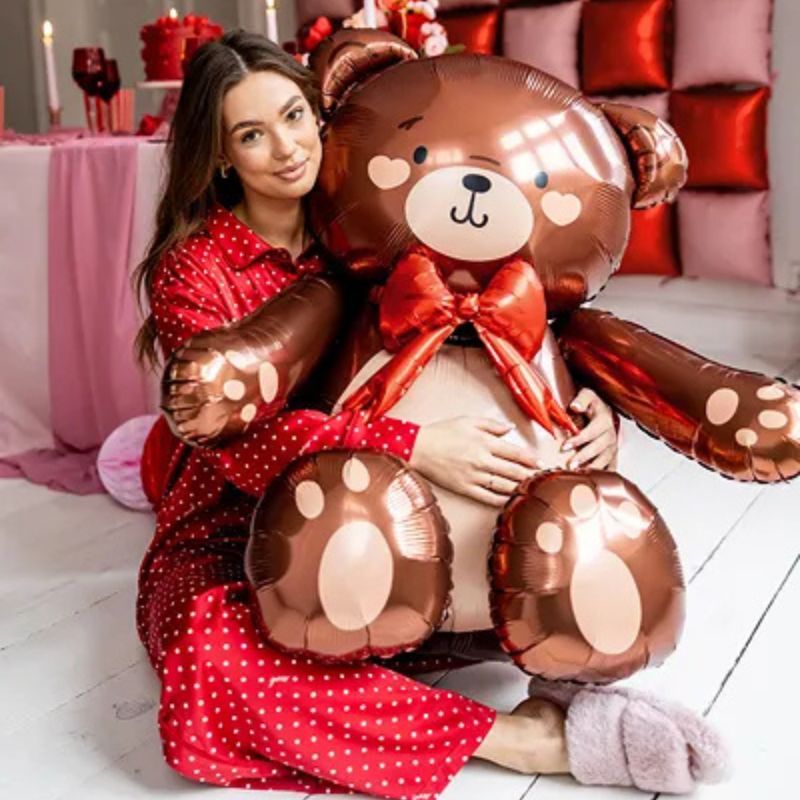 Globo Foil Osito Teddy 75 x 84 cm (Aire) - NAROSA SWEET PARTY