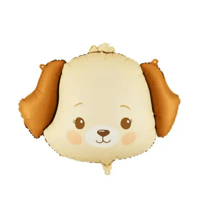 Globo foil perro beige marrón 63x48,5 cm