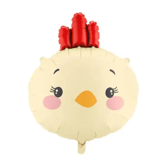 Globo Foil Pollo 51x59 cm – Apto Aire y Helio - NAROSA SWEET PARTY