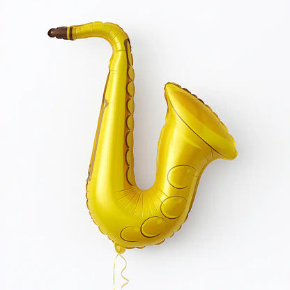 Globo Foil Saxofón Rock Star – 94 cm Dorado - Narosa Sweet Party Barcelona