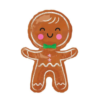 Globo Galleta Muñeco de Jengibre 55×78 cm - Apto Aire o Helio - NAROSA SWEET PARTY