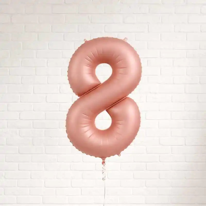 Globo Número Helio 72 cm – Bouquet Simple Mate - Narosa Sweet Party Barcelona