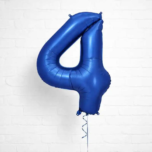 Globo número mate gigante de 72 cm inflado con helio para cumpleaños