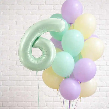 Globo número 70 cm apto helio con envío a Barcelona y alrededores