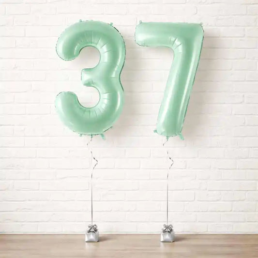 Globo Número Pastel 72 cm –  Bouquet Simple Helio - Narosa Sweet Party Barcelona