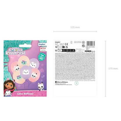 Globos 30 cm Gabby’s Dollhouse Mix (Set de 6) - NAROSA SWEET PARTY
