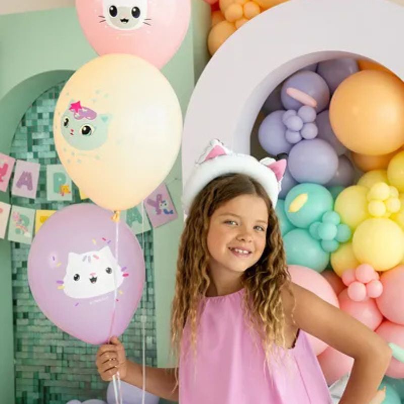 Globos 30 cm Gabby’s Dollhouse Mix (Set de 6) - NAROSA SWEET PARTY