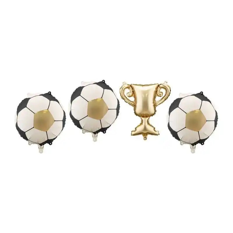 Globos Foil Trofeo y Pelotas para Guirnaldas – 4 uds. Solo Aire - Narosa Sweet Party Barcelona