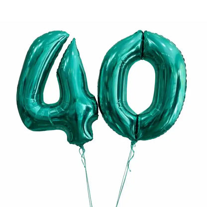 Globos Número Helio 72 cm – Bouquet Simple Metalizado - Narosa Sweet Party Barcelona