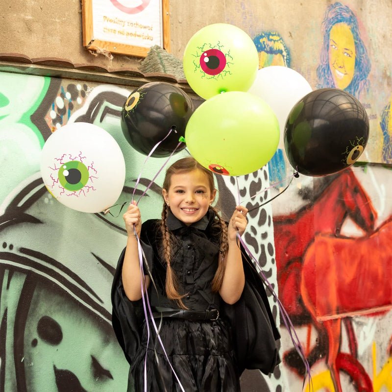 Globos Ojos Halloween, 12″, 6 uds. - NAROSA SWEET PARTY