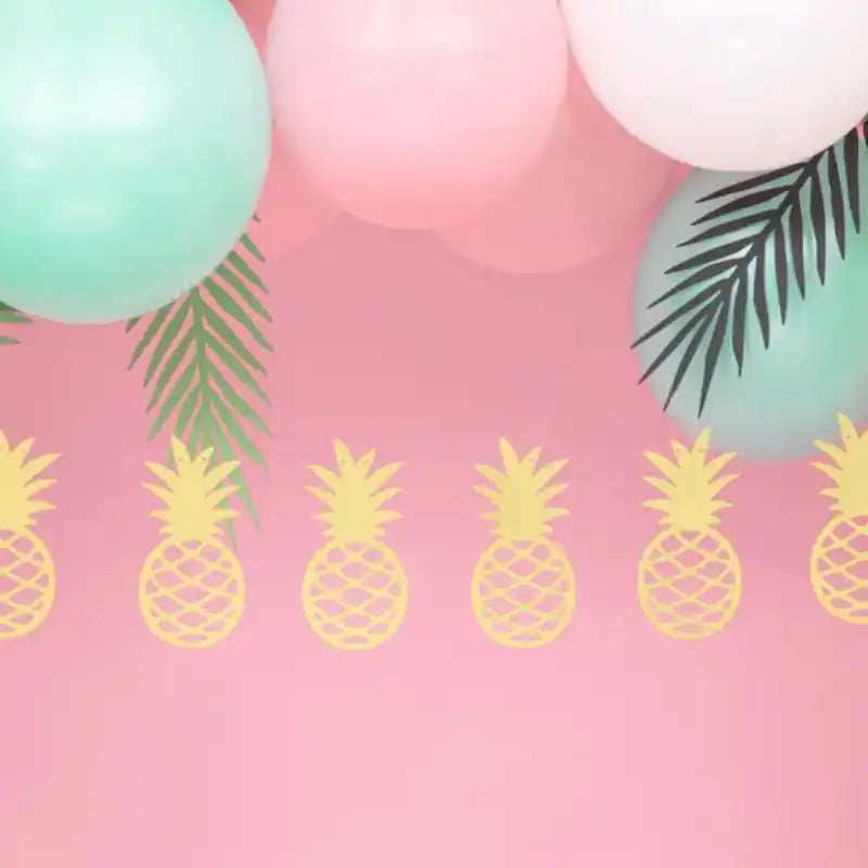 Guirnalda Aloha - Piñas doradas, 1,5 m - Narosa Sweet Party Barcelona