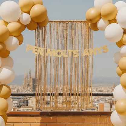 Guirnalda de banderines “Per Molt Anys” - NAROSA SWEET PARTY