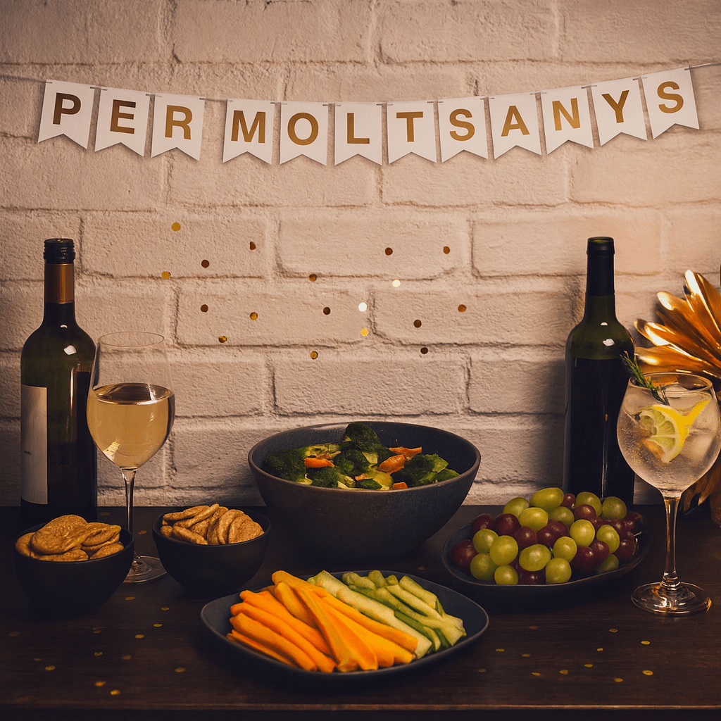 Guirnalda de banderines “Per Molt Anys” - NAROSA SWEET PARTY