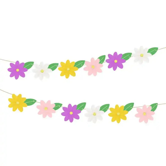 Guirnalda de Flores de Colores 240 cm - Narosa Sweet Party Barcelona