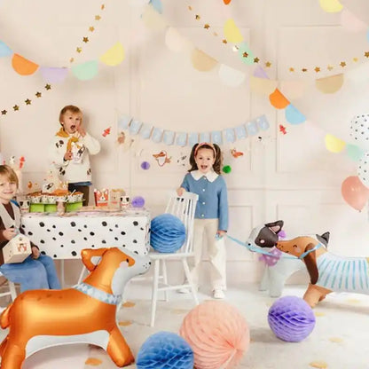 Guirnalda de papel seda multicolor 3 m - Narosa Sweet Party Barcelona