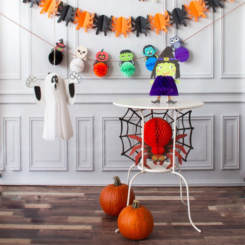 Guirnalda Honeycomb Halloween, 3 m, 6 uds. - NAROSA SWEET PARTY