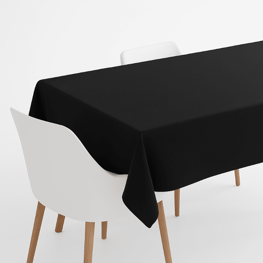 Mantel de Papel Negro - Festivo y Práctico - NAROSA SWEET PARTY