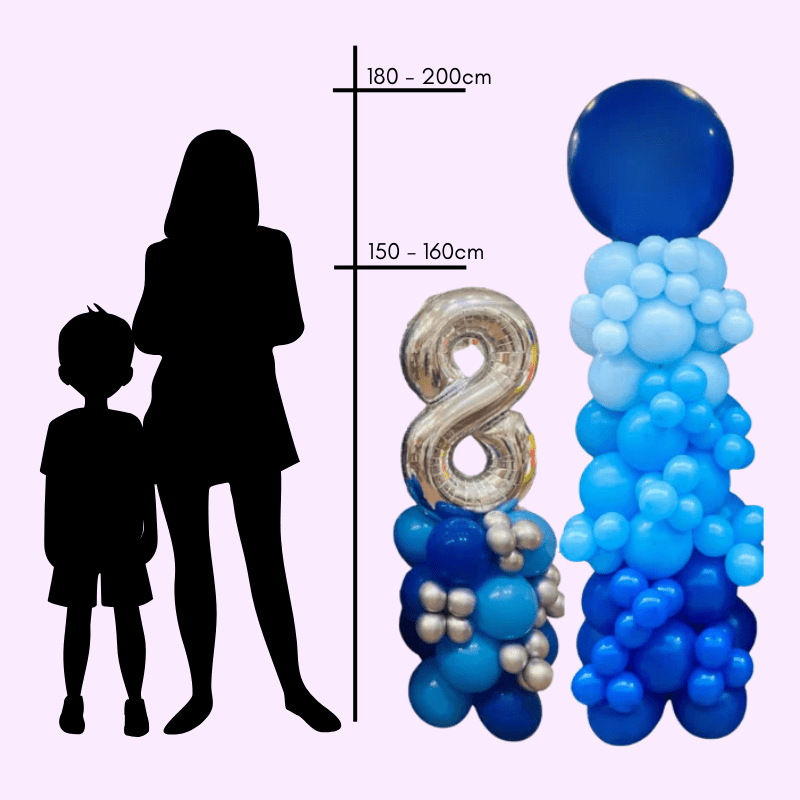 Mini Columnas de Globos Personalizables - NAROSA SWEET PARTY