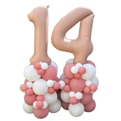 Mini Columnas de Globos Personalizables - Narosa Sweet Party Barcelona