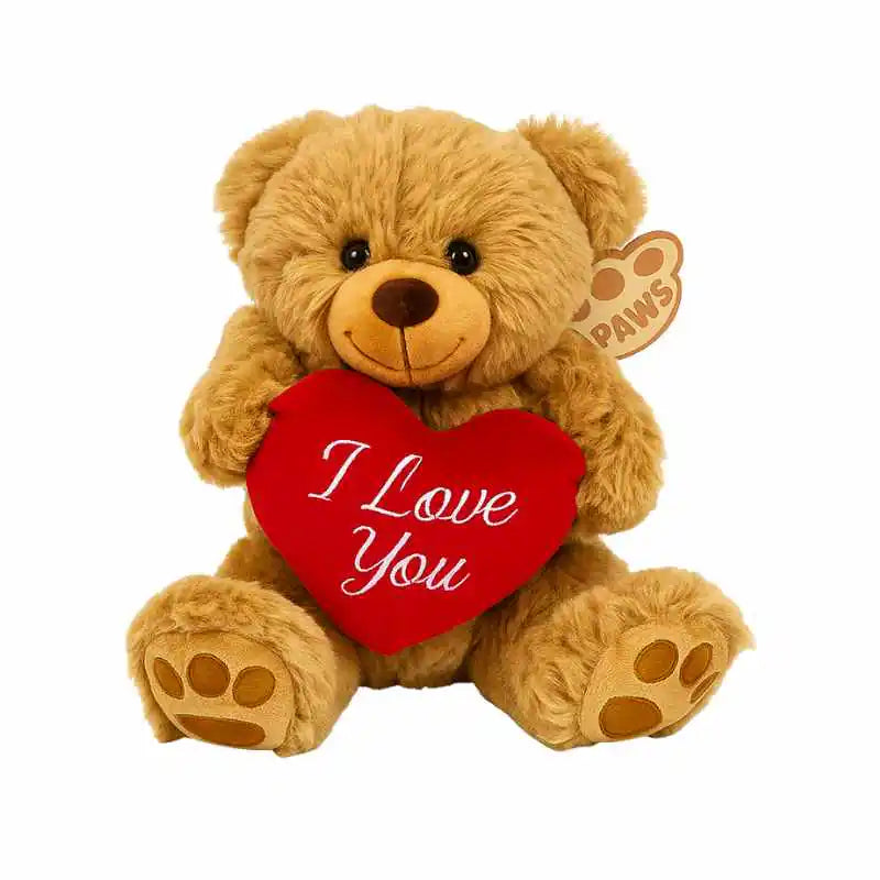 Oso Marrón con Corazón 20 cm “I Love You” – Peluche de Amor - Narosa Sweet Party Barcelona