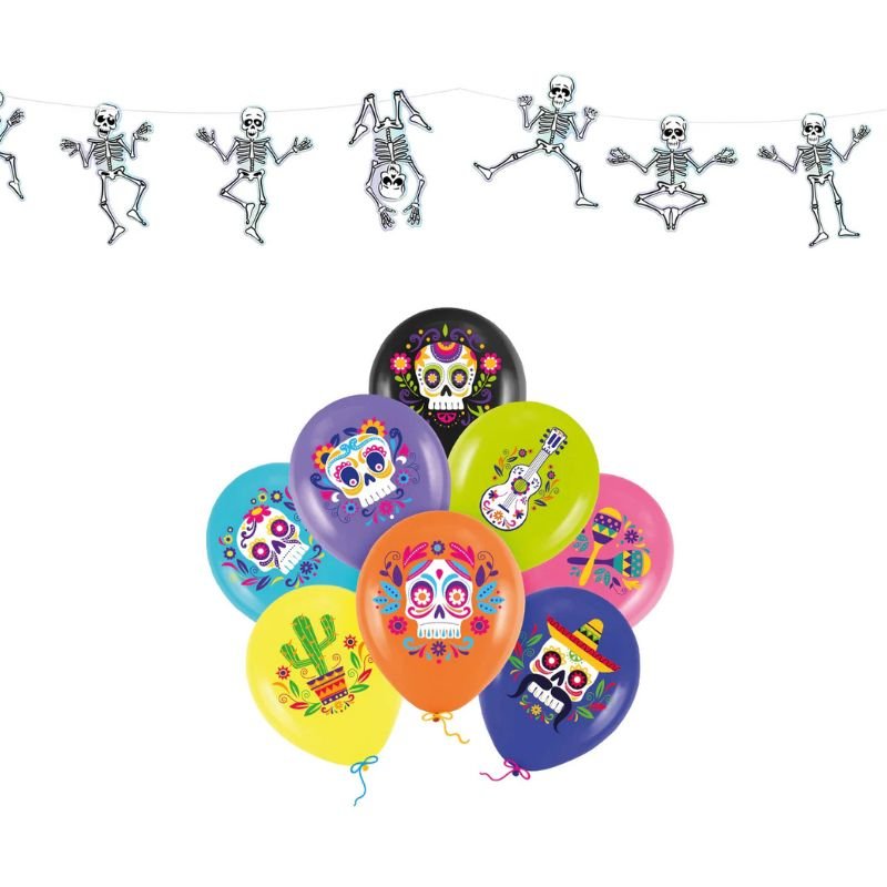 Pack Día de los Muertos Mexicanos – Decoración Completa para Halloween - NAROSA SWEET PARTY