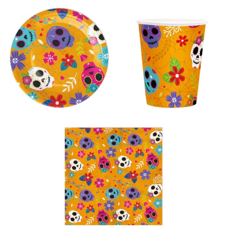 Pack Día de los Muertos Mexicanos – Decoración Completa para Halloween - NAROSA SWEET PARTY