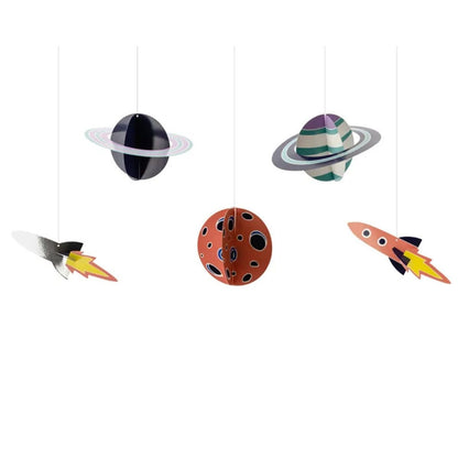 Pack Fiesta Espacial – Decoración + Vajilla - NAROSA SWEET PARTY