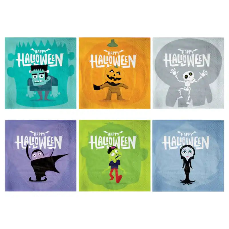 Pack Halloween Monsters – Menaje, Globos y Guirnalda - Narosa Sweet Party Barcelona