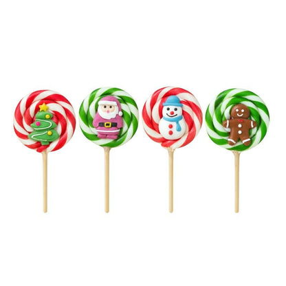 Piruletta Navideña con Figuras – 80 g - Por Unidad - NAROSA SWEET PARTY