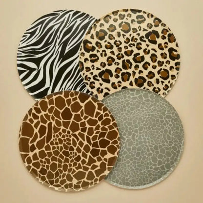 Platos de Papel Animal Print – 8 uds. - Narosa Sweet Party Barcelona