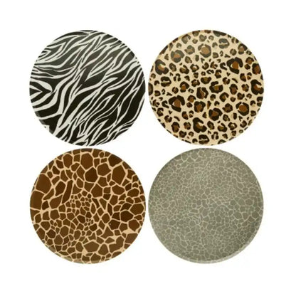 Platos de Papel Animal Print – 8 uds. - Narosa Sweet Party Barcelona
