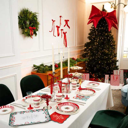 Servilletas de Papel Navidad Acebo 33 x 33 cm (30 uds) - NAROSA SWEET PARTY