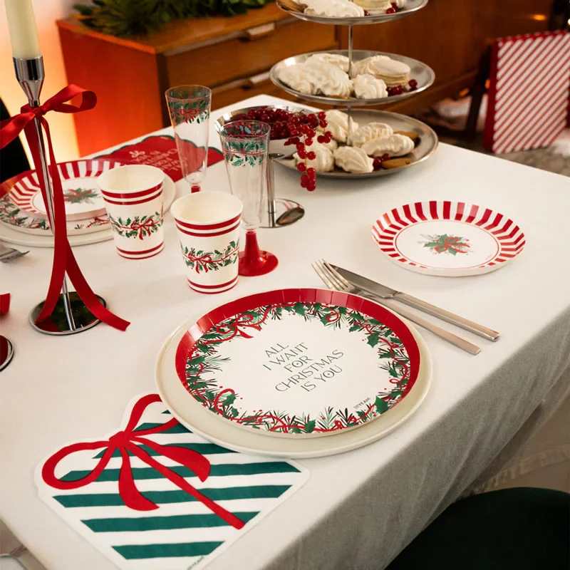 Servilletas de Papel Navidad con Forma de Regalo 40 x 33 cm (20 uds) - NAROSA SWEET PARTY