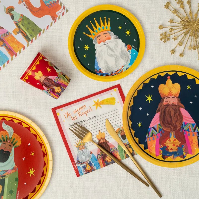 Servilletas Papel Noche de Reyes Magos 33×33 cm | Doble Capa | Pack 30 - NAROSA SWEET PARTY