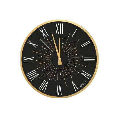 Servilletas Papel Nochevieja Forma Reloj 33×33 cm | Pack 20 - NAROSA SWEET PARTY