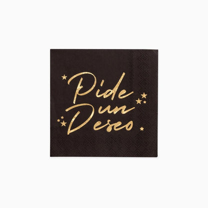 Servilletas Papel Nochevieja Pide un Deseo Destellos 25×25 cm | Pack 30 - NAROSA SWEET PARTY