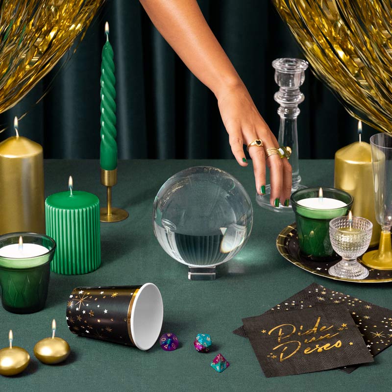 Servilletas Papel Nochevieja Pide un Deseo Destellos 25×25 cm | Pack 30 - NAROSA SWEET PARTY