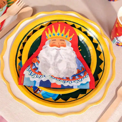 Servilletas Papel Reyes Magos 33×33 cm | Doble Capa | Pack 18. - NAROSA SWEET PARTY
