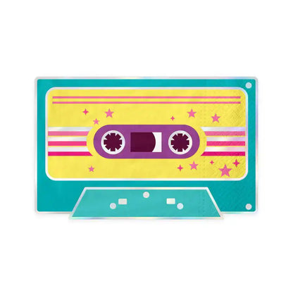 Servilletas Retro Disco 33x21 cm – Pack x10 – Decoración de Mesa Temática - Narosa Sweet Party Barcelona