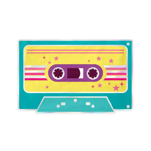 Servilletas Retro Disco 33x21 cm – Pack x10 – Decoración de Mesa Temática - Narosa Sweet Party Barcelona
