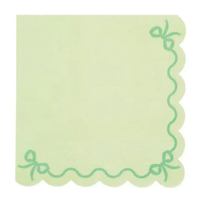 Servilletas Verde con Volantes – Pack x12 - NAROSA SWEET PARTY